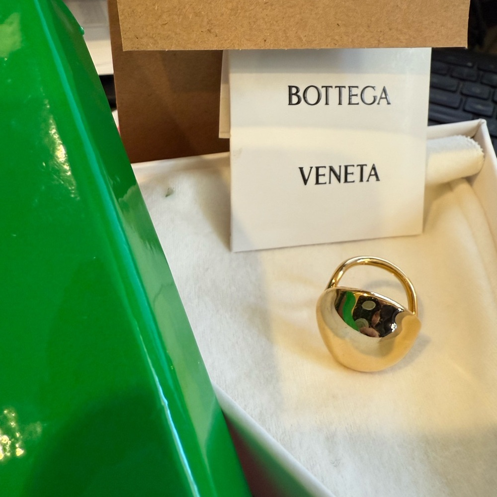 Gold Bottega Veneta Women's Jewelry Ring - Picture 2 of 15
